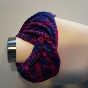 3/$25 SCARF Infinity Magenta Black Blue